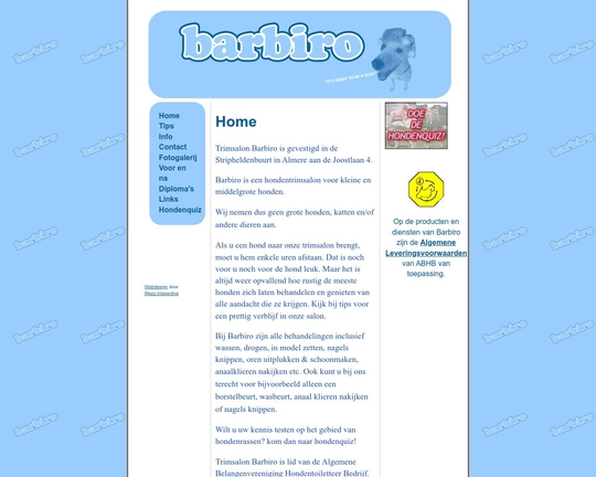Hondentrimsalon Barbiro Logo