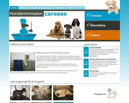 Hondentrimsalon Caresse Logo