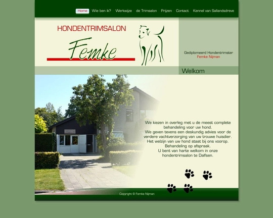 Hondentrimsalon Femke Dalfsen Logo