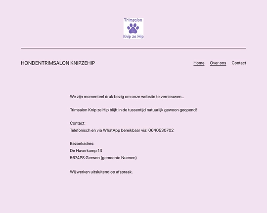 Hondentrimsalon KnipzeHip Logo
