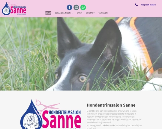 Hondentrimsalon Sanne Logo
