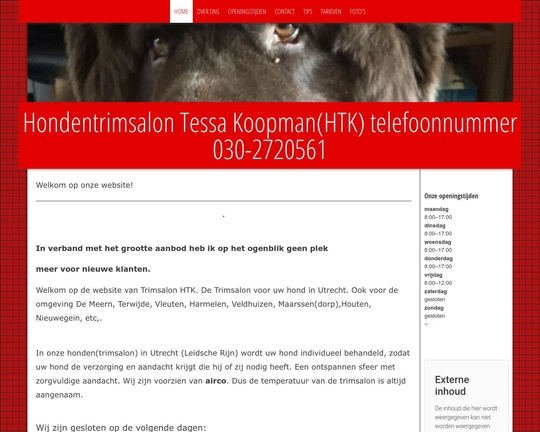 Trimsalon Tessa Koopman(HTK) Logo